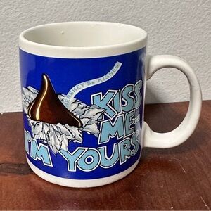 Vintage 90s Hershey’s Kiss Mug Kiss Me I’m Yours Mugworks Collectible RARE